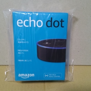 Amazon echo dot（黒）ーエコードットースマートスピ...