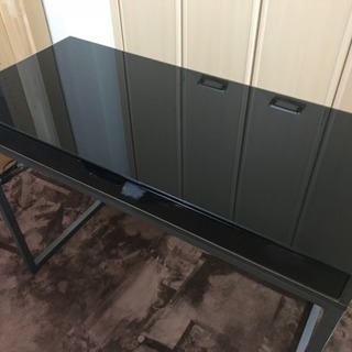 テーブル 天板ガラス 黒