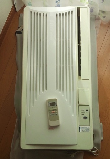 コイズミ窓用エアコン(延長枠込)　冷房専用　2014年製　リモコン付き