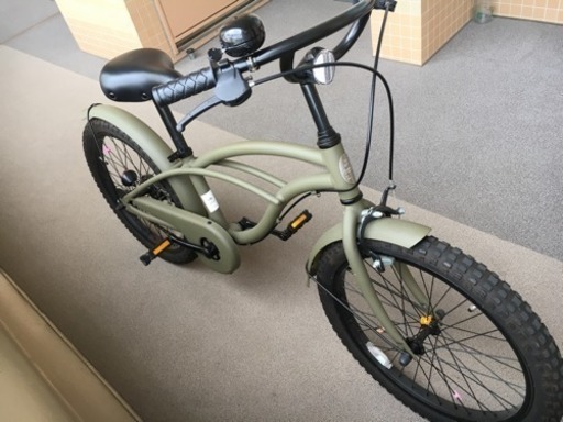 子供用自転車 ２０インチ カーキ色 the PARAK キッズビーチ