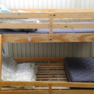 NITORI　シングルベッドとしても使用可　二段ベッド　木製