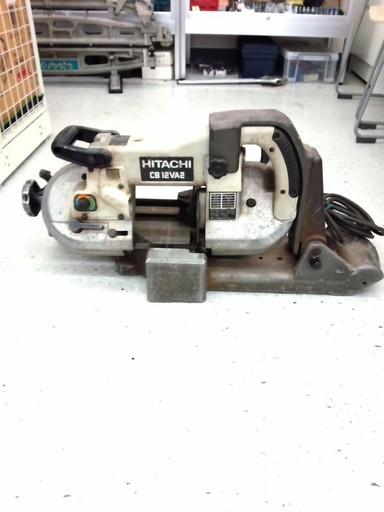 日立工機 120mm ロータリバンドソー CB12VA2台付き【リライズ野田愛宕店】【引取限定】【中古品】