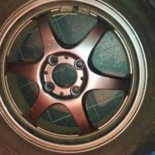 終】LEASING レアシング ホイール アルミ クラウン もったいなく 4本セット 19×8/2JJ 225/35