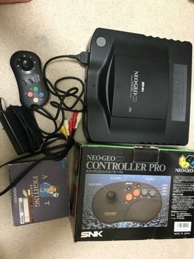 ネオジオCD本体と龍虎の拳セット