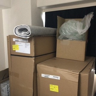 【新品・未使用・未開封】IKEA_2人掛けコンパクトソファ_KLIPPAN（クリッパン）_602.793.82_取りに来られる方限定