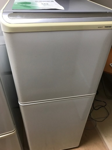 冷蔵庫 東芝 TOSHIBA GR-M14T(W) 冷凍冷蔵庫 2ドア  06年製
