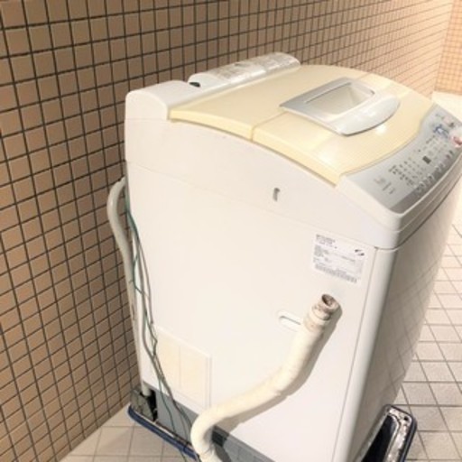 【動作保証有 送料無料】 MITSUBISHI 三菱 乾燥機付きステンレス槽全自動洗濯機 MAW-D7XP 洗い7kg 乾燥4kg 目黒区 直接引き取り1000円引き