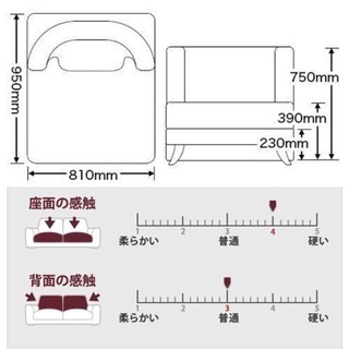 bella curva 1Pソファ