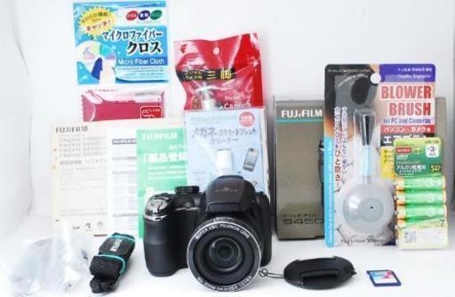 ★1400万画素の高画質★付属品ほぼ完備！FUJIFILM S4500 ゆうパック代引き発送！送料、代引き手数料無料！