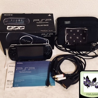 【PSP3000バリューパック (2GBメモリ付)+ D端子ケー...