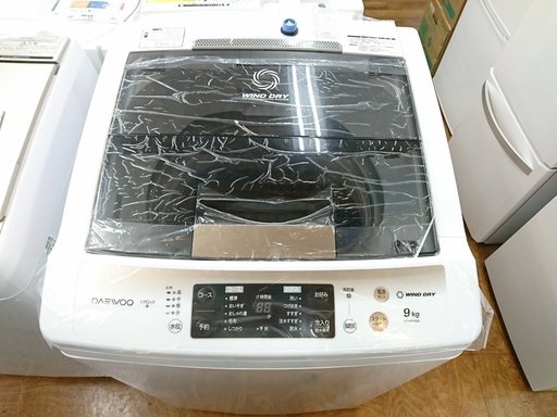 高年式♪　Daewoo　2018年製　簡易乾燥機能付洗濯機