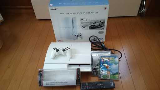 SONY プレイステーション3 PS3 CECHL00 80G リモコン付