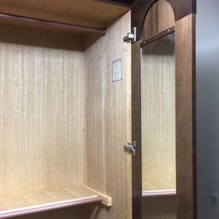 お値下げ！引き取り限定】超美品！ 高級 大型 無垢材 洋服ダンス