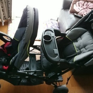 ベビー用品 更に値下げしました。2人乗せベビーカー(美品)