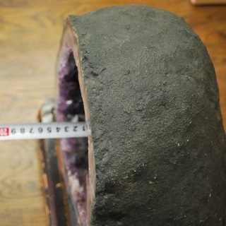 アメジスト ドーム 原石 紫水晶 20kg 30cm 台付き