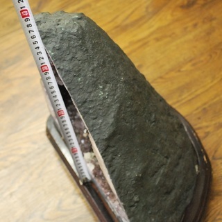 アメジスト ドーム 原石 紫水晶 14kg 37cm 台付き