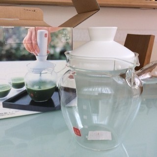 【未使用】ハリオ 耐熱 和茶カフェラテポット