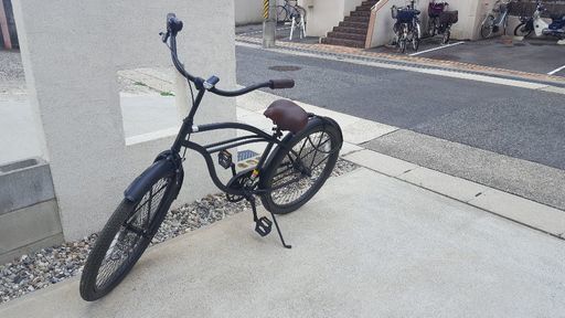 マッドブラックのビーチクルーザー 【12月上旬入荷予約！】【マット