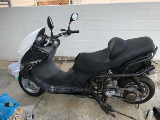 ヤマハマジェスティ125 キャブ車 不動車 部品取り、レストアベース車