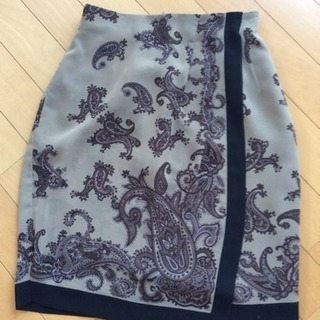 シフォン布の上品な夏のスカート（裏地有り）