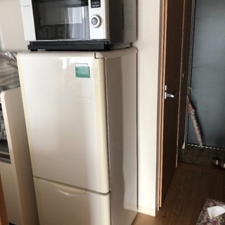美品！冷蔵庫、電子レンジ譲ります