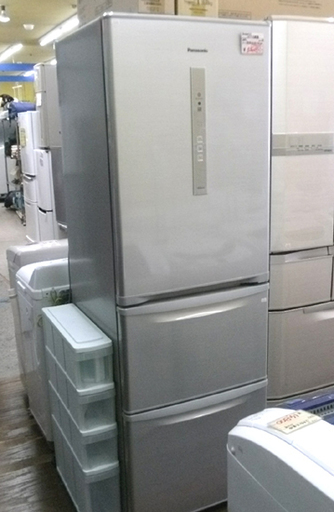 札幌 パナソニック ３ドア冷蔵庫 365L 自動製氷 エコナビ NR-C37DM