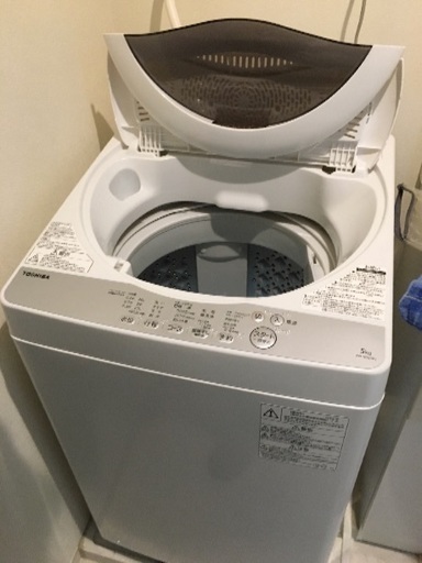 【値下げしました】美品洗濯機東芝⭐️2018年製 全自動5キロ♪