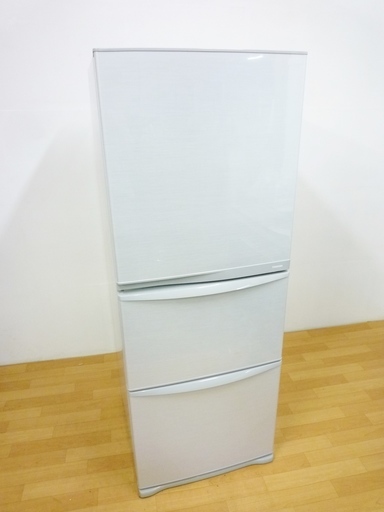 新到着 TOSHIBA/東芝 3ドア冷凍冷蔵庫 自動製氷付 GR-E34N 340L 2013年製　/SL1 冷蔵庫