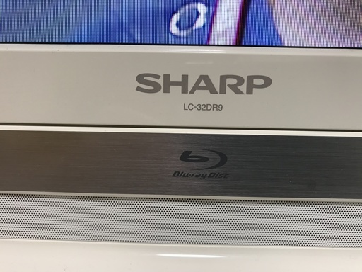 シャープ　録画ブルーレイ液晶テレビ　32型　中古