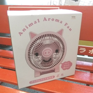 札幌 新品 アニマルアロマ扇風機 ぶた 豚 かわいい ピンク 動物