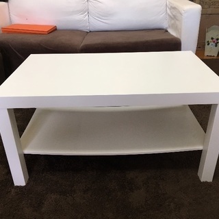 IKEAのコーヒーテーブル  ホワイト  訳あり家具