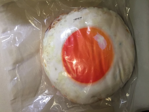 リアル目玉焼きクッションもちもち生地目玉焼きぬいぐるみ 新品未開封 Bm 要町のファブリック カバー クッション の中古あげます 譲ります ジモティーで不用品の処分