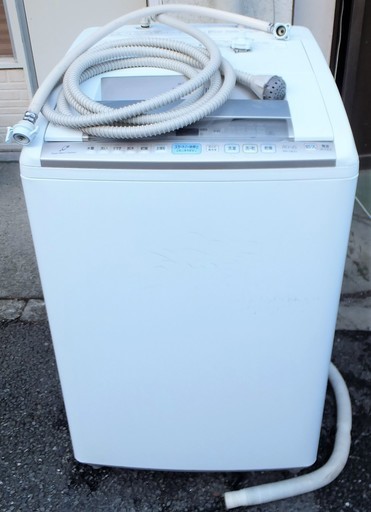 ☆\t日立 HITACHI BEAT WASH BW-D8GV 8.0kg ダブルビートウィング乾燥機能付全自動電気洗濯乾燥機◆人気のビートウォッシュ