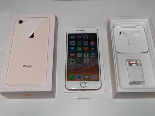 お取り引き中] iPhone8 64GB ゴールド SIMフリー化済 持ち歩きなし