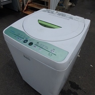 簡易清掃済み 2008年製　SHARP 全自動洗濯機 ES-BG...