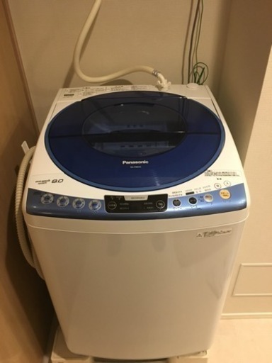 【美品】Panasonic 洗濯機 8kg 2014年製 NA-FS80H6