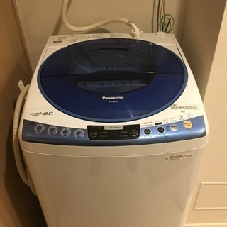 【美品】Panasonic 洗濯機 8kg 2014年製 NA-...