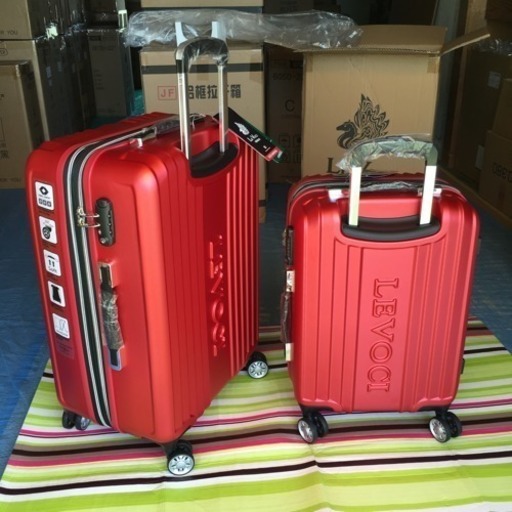 スーツケース7点セット 赤 新品
