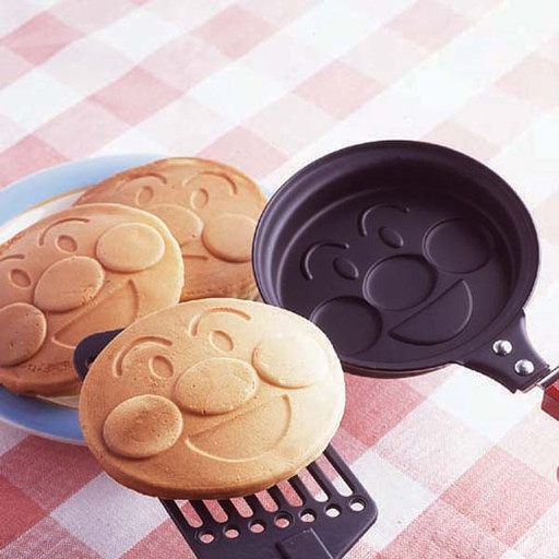 アンパンマン　ホットケーキパン（ステンシルシート1枚付) 【新品未使用】