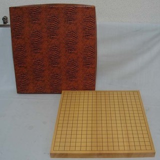 囲碁 碁盤 卓上碁盤 厚さ一寸 木製 美品 18N0142 3
