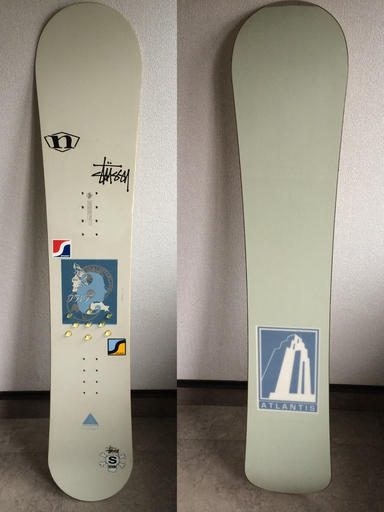 スノーボード 2点セット Atlantis アトランティス Stussy ステッカー貼 メンズ Burton バートン ジャンク扱い Oreo 津のスポーツの中古あげます 譲ります ジモティーで不用品の処分