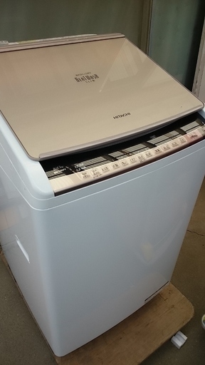 HITACHI(日立) 全自動洗濯機 8Kg ビートウォッシュ 2016年製 BW-D8WV