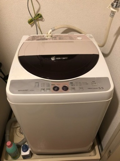 洗濯機 sharp 2009年製
