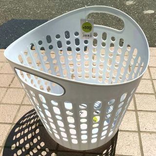 Plastic basket プラスチック バスケット ホワイト...