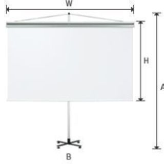 EPSON プロジェクター 80型スクリーン付