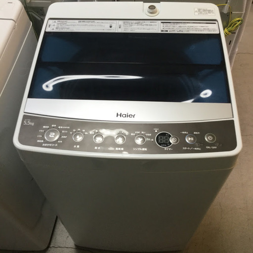 【送料無料・設置無料サービス有り】洗濯機 2017年製 Haier JW-C55A① 中古