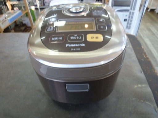 R 中古 Panasonic IH炊飯ジャー （5.5合） SR-K1000 2013年製