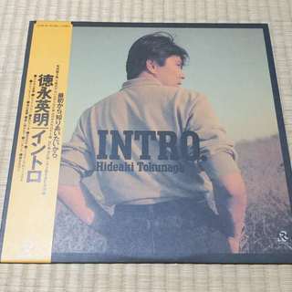 徳永英明『イントロ』帯付LP レコード