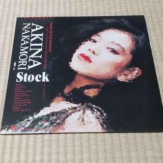 中森明菜『Stock』帯付LP レコード
