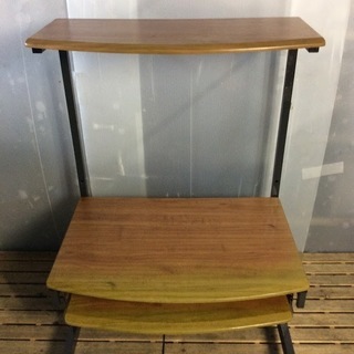 木製　ＰＣデスク　プリンター台あり　コンセント２口　